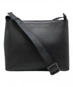 Hush Tugハッシュタグ）の古着「レザーショルダーバッグ」｜ブラック