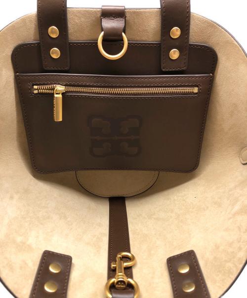TORY BURCH（トリーバーチ）TORY BURCH (トリーバーチ) セテ 2WAYバッグ ブラウンの古着・服飾アイテム