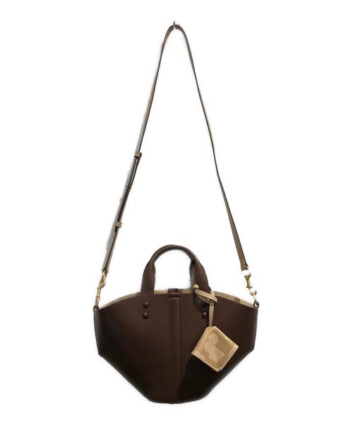 TORY BURCH（トリーバーチ）TORY BURCH (トリーバーチ) セテ 2WAYバッグ ブラウンの古着・服飾アイテム