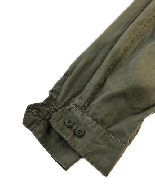 TRADE MARK GOLD（トレードマークゴールド）TRADE MARK GOLD (トレードマークゴールド) COTTON WEATHER CLOTH B.D.U JACKET オリーブ サイズ:SIZE Mの古着・服飾アイテム