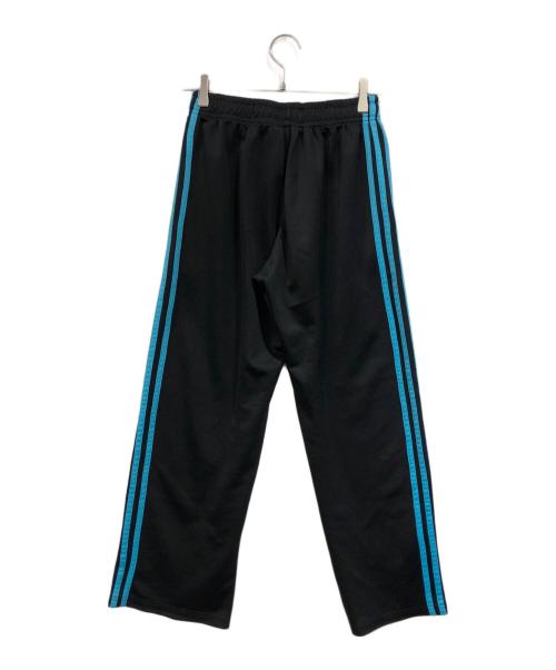 adidas（アディダス）adidas (アディダス) トレフォイルタグ トラックパンツ スカイブルー×ブラック サイズ:SIZE Lの古着・服飾アイテム