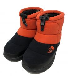 THE NORTH FACE（ザ ノース フェイス）の古着「ヌプシ ブーティ ショート ポーラテック ブーツ」｜ブラック×オレンジ