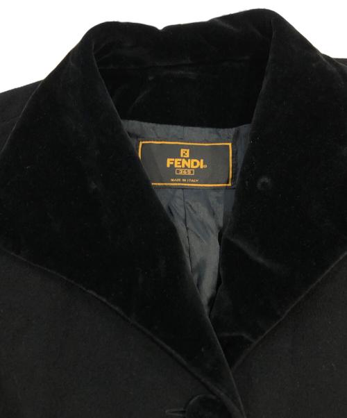 FENDI 365（フェンディ）FENDI 365 (フェンディ) ポンチョコート ブラック サイズ:SIZE 不明の古着・服飾アイテム