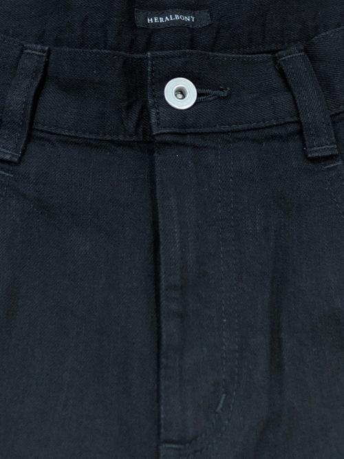 HERALBONY（ヘラルボニー）HERALBONY (ヘラルボニー) デニムパンツ「タイトル不明」 ブラック サイズ:SIZE Mの古着・服飾アイテム