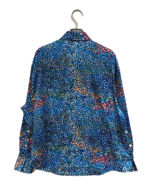 HERALBONY（ヘラルボニー）HERALBONY (ヘラルボニー) シャツブラウス「（無題）（青）」 ブルー サイズ:SIZE Freeの古着・服飾アイテム