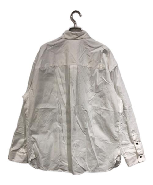 HERALBONY（ヘラルボニー）HERALBONY (ヘラルボニー) レギュラーカラーシャツ「heart-mm2024」 ホワイト サイズ:SIZE Lの古着・服飾アイテム