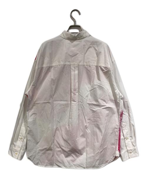HERALBONY（ヘラルボニー）HERALBONY (ヘラルボニー) レギュラーカラーシャツ「タイトル不明」 ピンク サイズ:SIZE Lの古着・服飾アイテム