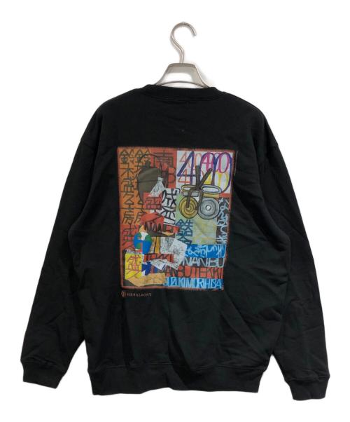 HERALBONY（ヘラルボニー）HERALBONY (ヘラルボニー) スウェット ブラック サイズ:SIZE Lの古着・服飾アイテム