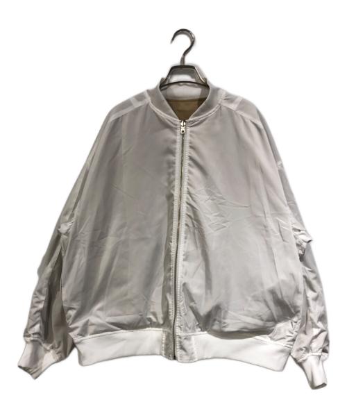 HERALBONY（ヘラルボニー）HERALBONY (ヘラルボニー) リバーシブルブルゾン「タイトル不明」 ベージュ サイズ:SIZE Lの古着・服飾アイテム