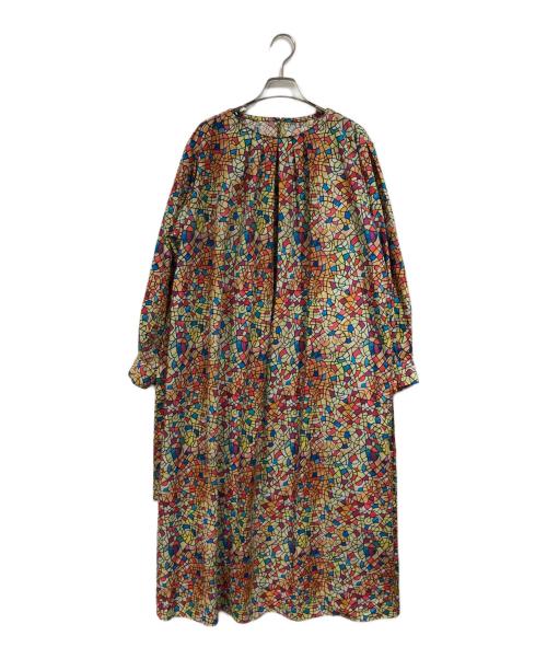 HERALBONY（ヘラルボニー）HERALBONY (ヘラルボニー) クルーネックワンピース「キクノハバシキ」 イエロー サイズ:SIZE Freeの古着・服飾アイテム