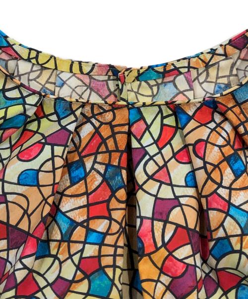 HERALBONY（ヘラルボニー）HERALBONY (ヘラルボニー) クルーネックワンピース「キクノハバシキ」 イエロー サイズ:SIZE Freeの古着・服飾アイテム