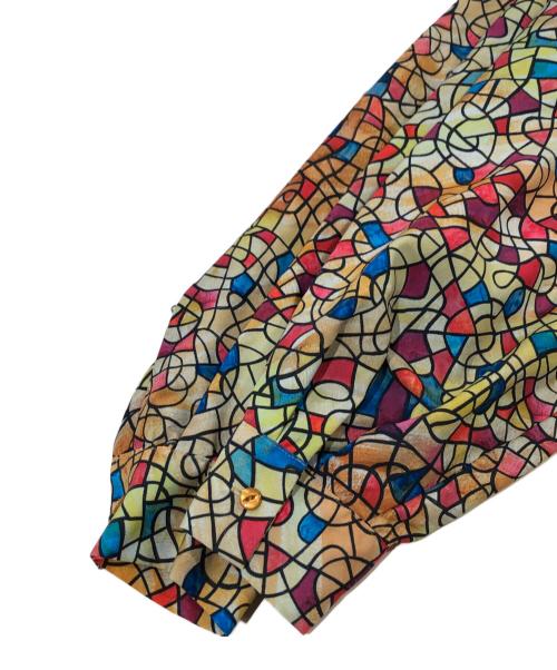 HERALBONY（ヘラルボニー）HERALBONY (ヘラルボニー) クルーネックワンピース「キクノハバシキ」 イエロー サイズ:SIZE Freeの古着・服飾アイテム