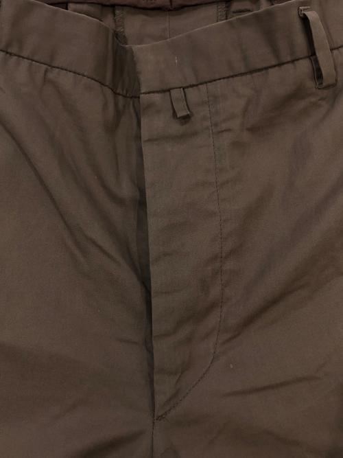 JIL SANDER（ジルサンダー）JIL SANDER (ジルサンダー) コットンパンツ ブラウン サイズ:SIZE 52の古着・服飾アイテム
