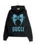 GUCCI（グッチ）の古着「Manifesto Oversize Sweatshirt」｜ブラック×ブルー