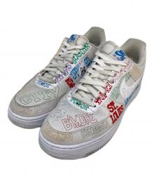 NIKE（ナイキ）の古着「AIR FORCE 1 07’ LV8 LOW ローカットスニーカー」｜ホワイト×マルチカラー