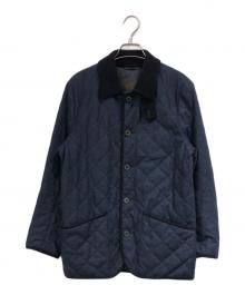 MACKINTOSH LONDON（マッキントッシュ ロンドン）の古着「ダイヤキルティングパイピングジャケット」｜ネイビー