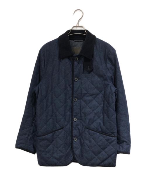MACKINTOSH LONDON（マッキントッシュ ロンドン）MACKINTOSH LONDON (マッキントッシュ ロンドン) ダイヤキルティングパイピングジャケット ネイビー サイズ:SIZE 38の古着・服飾アイテム