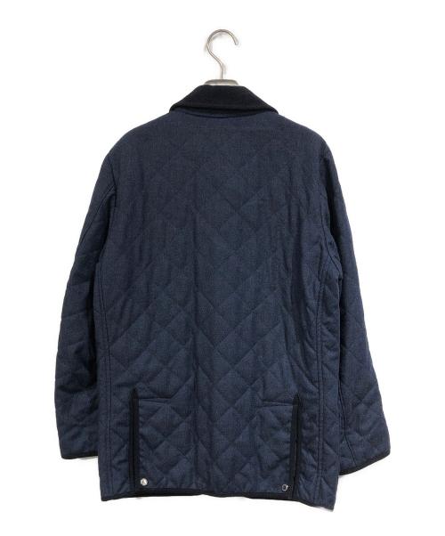 MACKINTOSH LONDON（マッキントッシュ ロンドン）MACKINTOSH LONDON (マッキントッシュ ロンドン) ダイヤキルティングパイピングジャケット ネイビー サイズ:SIZE 38の古着・服飾アイテム