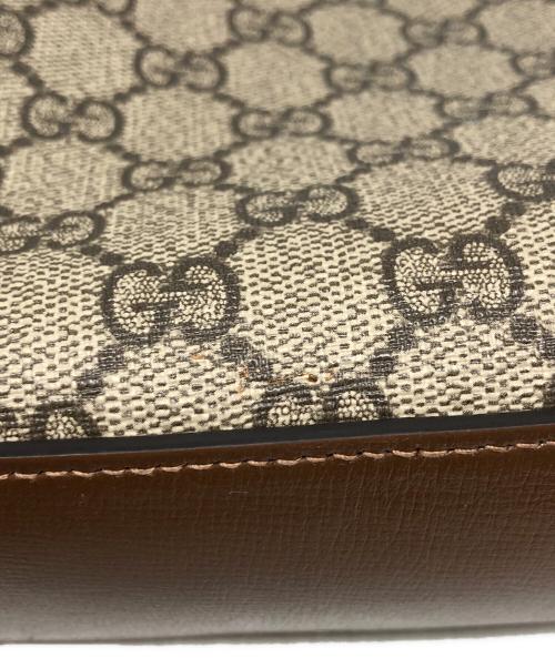 GUCCI（グッチ）GUCCI (グッチ) ホースビット 1955 スモール カメラバッグ ベージュ×ブラウンの古着・服飾アイテム
