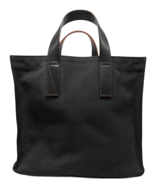 hALON（アーロン）hALON (アーロン) キャンバス2WAYバッグ ブラックの古着・服飾アイテム