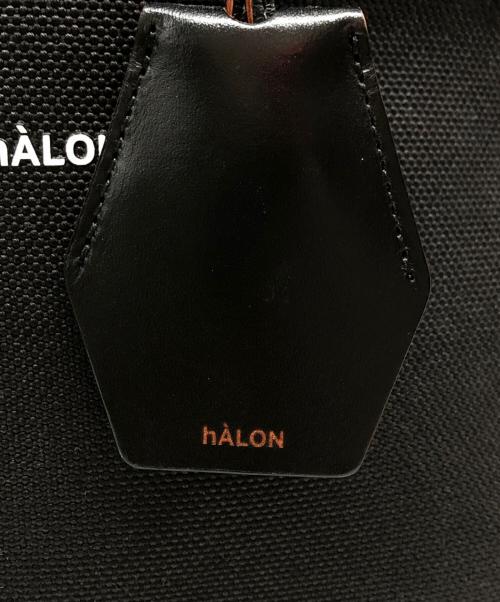 hALON（アーロン）hALON (アーロン) キャンバス2WAYバッグ ブラックの古着・服飾アイテム