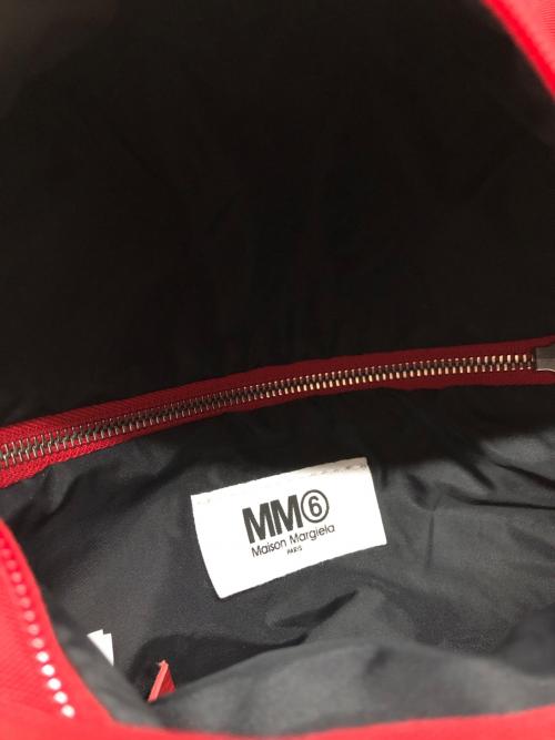 MM6 Maison Margiela（エムエムシックスメゾンマルジェラ）MM6 Maison Margiela (エムエムシックスメゾンマルジェラ) ショルダーバッグ レッドの古着・服飾アイテム