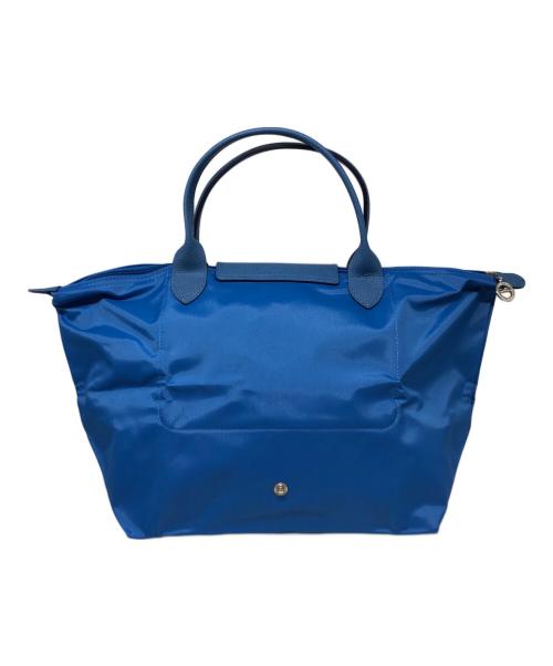 LONGCHAMP（ロンシャン）LONGCHAMP (ロンシャン) ル プリアージュ M トートバッグ ブルーの古着・服飾アイテム