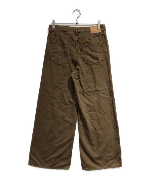 NEEDBY heritage（ニードバイヘリテージ）NEEDBY heritage (ニードバイヘリテージ) 別注 REMI midrise wide f デニム ブラウン サイズ:SIZE 26 未使用品の古着・服飾アイテム
