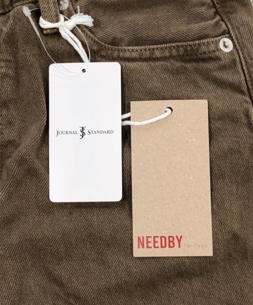 NEEDBY heritage（ニードバイヘリテージ）NEEDBY heritage (ニードバイヘリテージ) 別注 REMI midrise wide f デニム ブラウン サイズ:SIZE 26 未使用品の古着・服飾アイテム