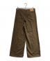 NEEDBY heritage (ニードバイヘリテージ) 別注 REMI midrise wide f デニム ブラウン サイズ:SIZE 26 未使用品：9000円