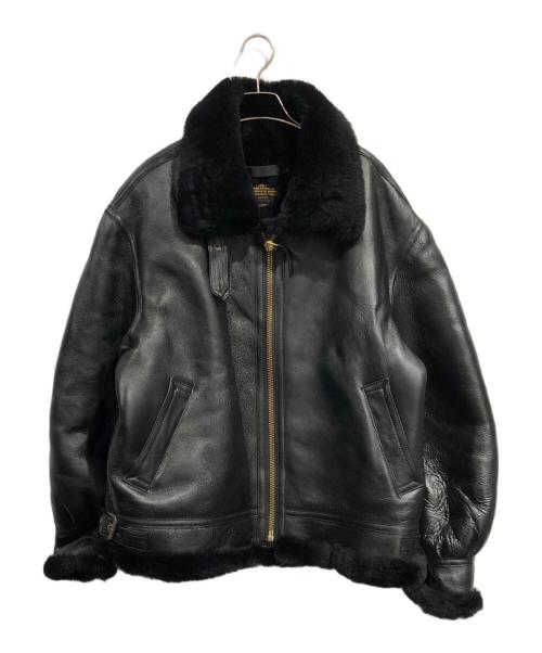 MORGAN MEMPHIS BELLE（モーガン メンフィス ベル）MORGAN MEMPHIS BELLE (モーガン メンフィス ベル) B-3ムートンジャケット ブラック サイズ:SIZE 46の古着・服飾アイテム
