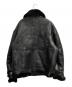 MORGAN MEMPHIS BELLE (モーガン メンフィス ベル) B-3ムートンジャケット ブラック サイズ:SIZE 46：50000円