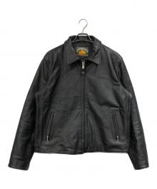 MORGAN MEMPHIS BELLE（モーガン メンフィス ベル）の古着「シングルライダースジャケット」｜ブラック