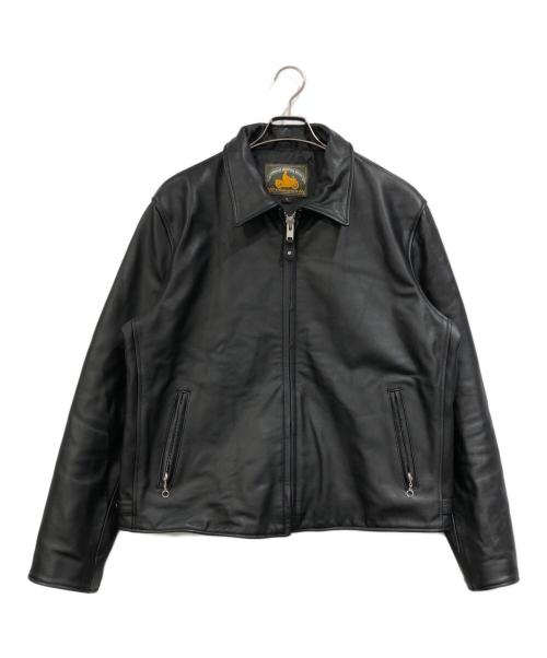MORGAN MEMPHIS BELLE（モーガン メンフィス ベル）MORGAN MEMPHIS BELLE (モーガン メンフィス ベル) シングルライダースジャケット ブラック サイズ:SIZE XLの古着・服飾アイテム