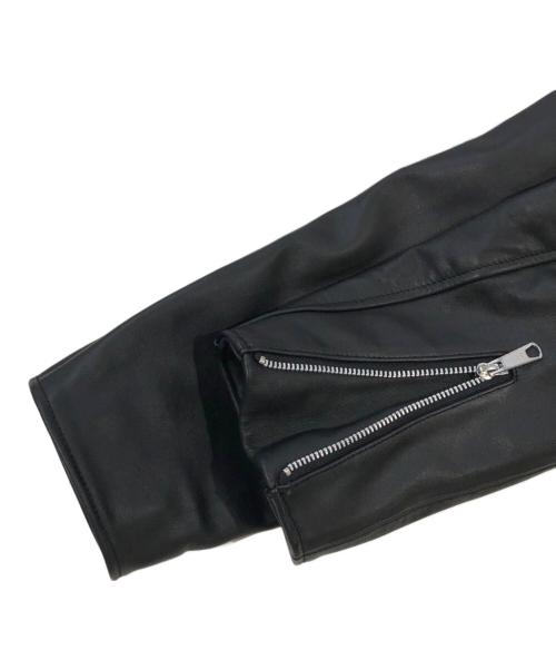 MORGAN MEMPHIS BELLE（モーガン メンフィス ベル）MORGAN MEMPHIS BELLE (モーガン メンフィス ベル) シングルライダースジャケット ブラック サイズ:SIZE XLの古着・服飾アイテム
