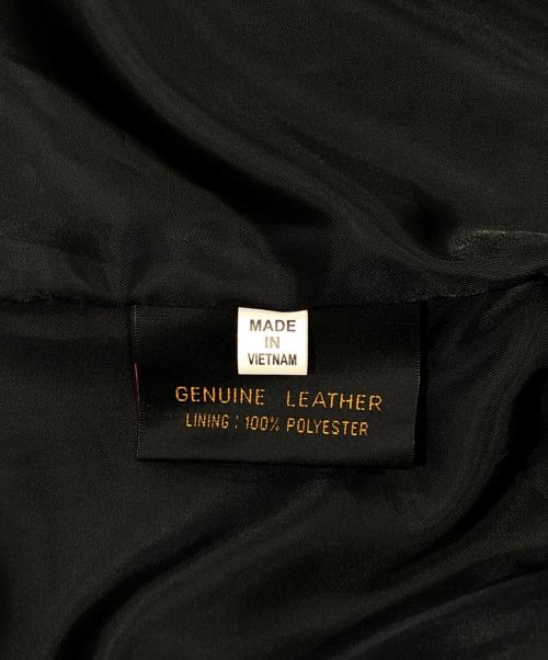 MORGAN MEMPHIS BELLE（モーガン メンフィス ベル）MORGAN MEMPHIS BELLE (モーガン メンフィス ベル) シングルライダースジャケット ブラック サイズ:SIZE XLの古着・服飾アイテム