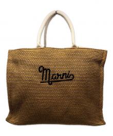 MARNI（マルニ）の古着「ラフィア2wayトートバッグ」｜ベージュ