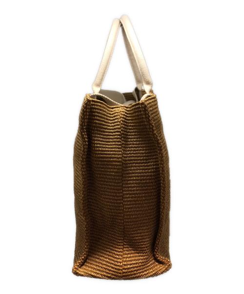 MARNI（マルニ）MARNI (マルニ) ラフィア2wayトートバッグ ベージュの古着・服飾アイテム
