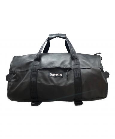 専*生様 90s初期 USA製 Supreme ダッフルバッグ 黒 シュプリーム 中古・古着通販】SUPREME (シュプリーム) LEATHER DUFFLE BAG ブラック