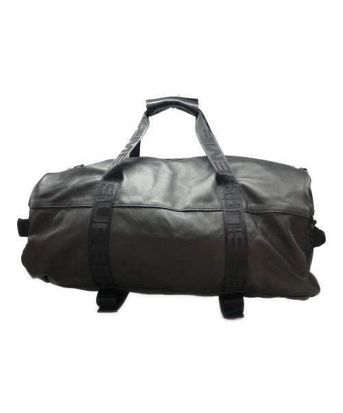 SUPREME（シュプリーム）SUPREME (シュプリーム) LEATHER DUFFLE BAG ブラックの古着・服飾アイテム