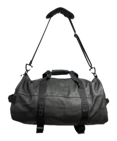 SUPREME（シュプリーム）SUPREME (シュプリーム) LEATHER DUFFLE BAG ブラックの古着・服飾アイテム