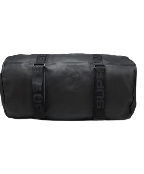 SUPREME（シュプリーム）SUPREME (シュプリーム) LEATHER DUFFLE BAG ブラックの古着・服飾アイテム