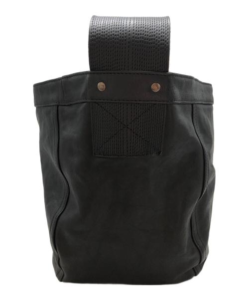 Taiga Takahashi（タイガ タカハシ）Taiga Takahashi (タイガ タカハシ) Lot.004 Newsboy Bag ブラックの古着・服飾アイテム