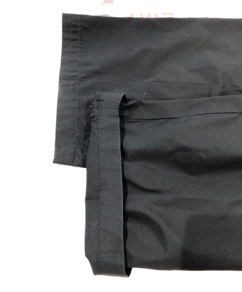 YOKE（ヨーク）YOKE (ヨーク) Cotton Gabardine 3pleated Wide-leg Trousers ブラック サイズ:SIZE 3の古着・服飾アイテム