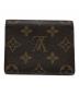 LOUIS VUITTON (ルイ ヴィトン) カードケース ブラウン：13000円