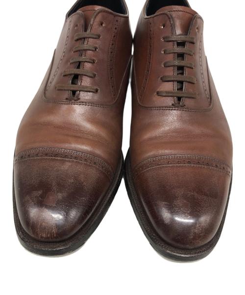 SHETLAND FOX（シェットランドフォックス）SHETLAND FOX (シェットランドフォックス) ウィングチップシューズ ブラウン サイズ:SIZE 6 1/2の古着・服飾アイテム