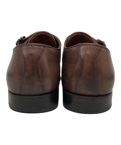 SCOTCH GRAIN（スコッチグレイン）SCOTCH GRAIN (スコッチグレイン) ダブルモンクストラップシューズ ブラウン サイズ:SIZE 24 1/2の古着・服飾アイテム