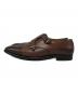 SCOTCH GRAIN (スコッチグレイン) ダブルモンクストラップシューズ ブラウン サイズ:SIZE 24 1/2：12000円
