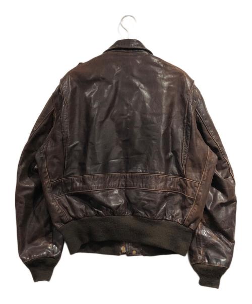 Schott（ショット）Schott (ショット) A2 レザージャケット ブラウン サイズ:SIZE 48の古着・服飾アイテム