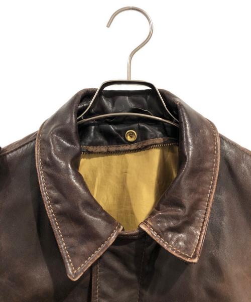 Schott（ショット）Schott (ショット) A2 レザージャケット ブラウン サイズ:SIZE 48の古着・服飾アイテム
